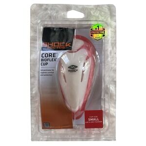 BRAND NEW Shock Doctor Core Bioflex Cup Red Youth Size Small Baseball Football